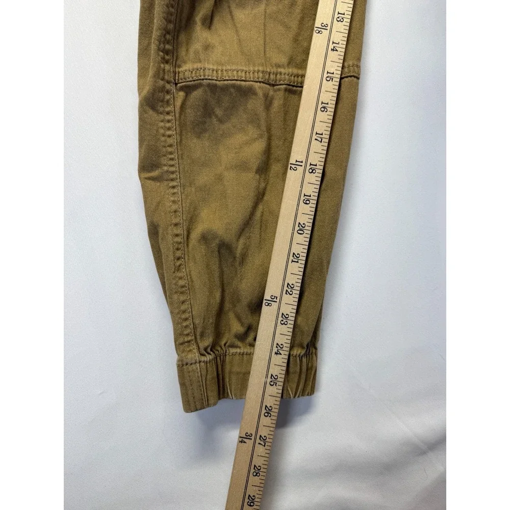 WXYZ Los Angeles Jogger Pants Mens Large‎ Khaki Cotton Tapered Leg Cargo Pockets
